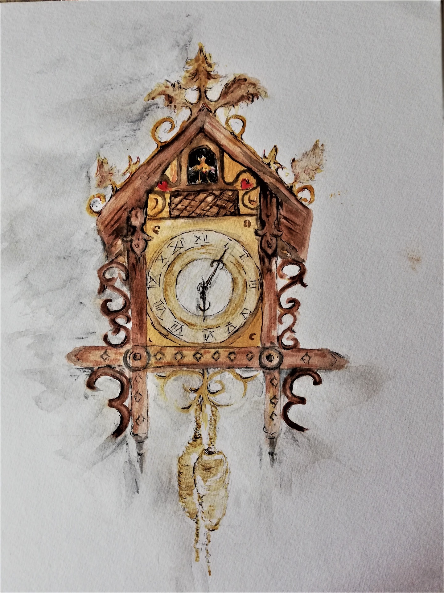Eigenes Aquarell